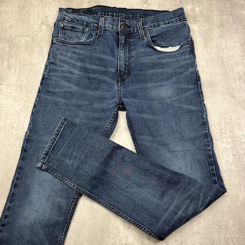 Levi's 512 Jeans Men's 32x32 Blue 100% Cotton Denim Light Wash Slim Fit
